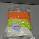 2 x Women's Neon Scrunch Crew Socks 80s 90s Retro 3-Pack Cotton Stacked Boot Calf Cozy Ribbed Slouchy Socks Size 5-10 (1-white/Neon Green/Neon Orange)