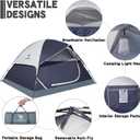 CAMEL CROWN Tents for Camping 6 Person Camping Dome Tent, Waterproof,Spacious, Lightweight Portable Backpacking Tent for Outdoor Camping/Hiking