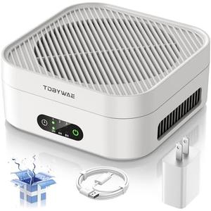 Air Purifiers for Home 600 Sq.Ft, TDBYWAE H13 True HEPA Air Purifier with USB Cable for Pets Dust Dander Pollen Odor Smoke, Small Portable Air Purifier for Bedroom Office Desktop Car RV (White) Air Purifiers for Home 600 Sq.Ft, TDBYWAE H13 True HEPA Air Purifier with USB Cable for Pets Dust Dander Pollen Odor Smoke, Small Portable Air Purifier for Bedroom Office Desktop Car RV (White)