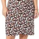 Amazon Essentials Women's Sleeveless Crossover Twist Neck Faux Wrap Dress (Medium, Multicolor Floral)