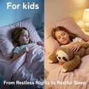 Niuniu Daddy 20" | 3.3 Pound Weighted Sloth Stuffed Animal Plushie for Adults & Kids, Large Weighted Lap Pillow for Comfort, Soft Sensory Stuffy Toy as Gift for Holidays