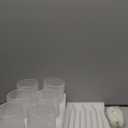 Vintage Glassware Drinking Glasses Set of 6, 15 oz Hobnail Glass Cups, Embossed Clear Water Tumbler, for Beer, Cocktail, Whiskey, Juice and Various Mixed Drinks- 1 Cleaning Brush