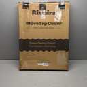 Riveira 30x22 Bamboo Natural Stove Top Covers for Electric Stove & Gas Stove Top Covers for Gas Burners  Large Gas Stove Cover with Handle & Juice Groove  Rustic Stove Covers for Gas Stove Top