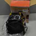 1500W Portable Garage Heater, Electric Outdoor Heater with Fast Heating & Overheat Protection, Patio and Greenhouse Space Heater for Indoor or Outdoor Use, Yellow