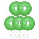 HARFINGTON 5 Pack Glass Cutting Disc 4 Inch for Angle Grinder Diamond Cutting Disc Ultra-Thin Saw Blade Wheel with 7/8" Arbor for Cutting Grinding Jade Crystal Tile Ceramic