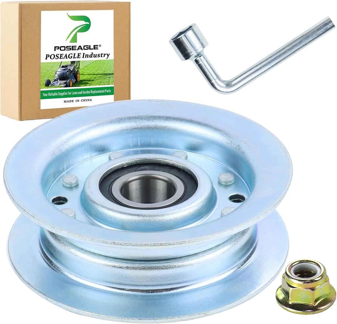 GY22172 Idler Pulley Replaces GY20067 Idler Pulley for John Deere 42" 48" D140 LA145 L130 L120 L110 LA115 E140 D110 E170 D160 LA105 D130 L100 D105 LA130 E160 Lawn Decks