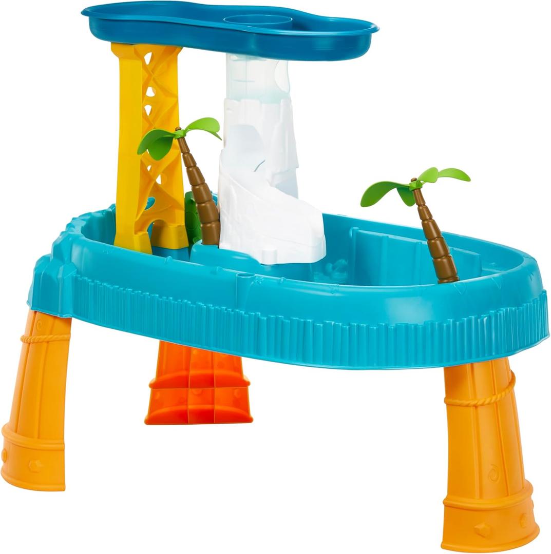 Little Tikes Waterfall Island Water Table, Activity Playset with Accessories, Outdoor, for Boys and Girls Ages 2-5 Years