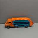 BainGesk Carrier Truck Toys for 3 4 5 6 Years Old Boys, 2.8 Ft Race Track Transport Cars with 6 Die-Cast Metal Toy Cars, Birthday Gifts Kids Age 3-5, Racing Toys Gifts for Toddlers (Orange)