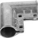 POPETPOP Chain Link Fence Corner Bracket 3.58X3.58X1.57In Zinc-Plated Fence Gate Hardware for Repair and Assembly Outdoor Farm Garden Use