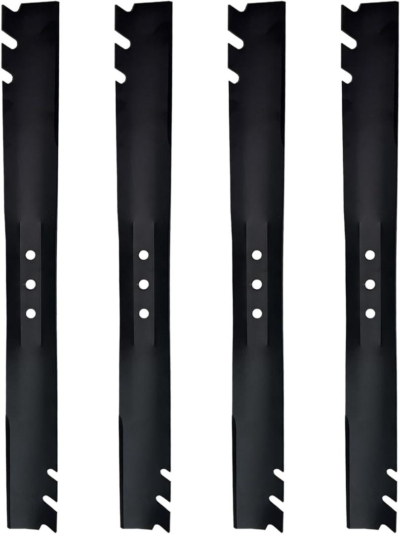 131-4547-03 Mulching Blades Replacement for Toro 22'' Recycler Blades with OE 20330C 20065 104-8697-03 20016 20017 20332 20071 Compatible with Toro Recycler Mower 22 in. Deck 4 PCS