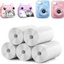 Kids Instant Camera Refill Print Paper-5 Rolls for Kids Instant Print Camera,HD Printing Thermal Print Paper Set Portable Refill Print Paper