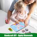 2026 Wall Calendar Diamond Painting Kit - DIY Diamond Art Calendar, 12-Month Flip Wall Calendar, for Holiday Christmas Home Office Decoration