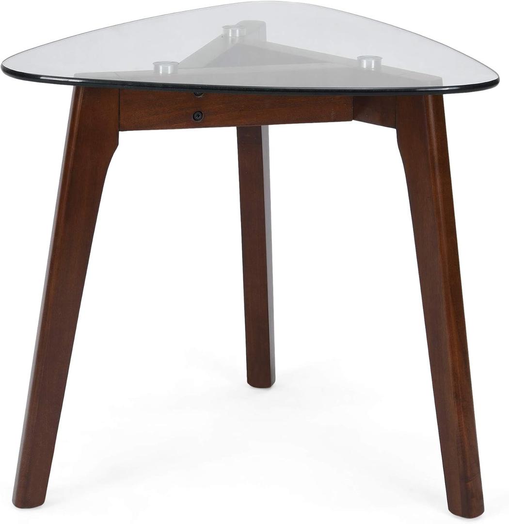 Christopher Knight Home END Table, Walnut, 23.25" x 22.25" x 22"