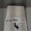 100% Blackout Shield Linen Blackout Curtains for Bedroom 96 Inches Long, Back Tab/Rod Pocket Living Room Drapes, Thermal Insulated Blackout Curtains 2 Panels Set, 50" W x 96" L,Cream