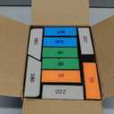 BOSHCRFAT 10 Pack Sanding Block, Washable and Reusable Sanding Sponge for Wood Drywall Metal Glasses Coarse/Medium/Fine/Superfine in 60/80/100/120/180/220 Grit Sandpaper Block Sand Paper Brick