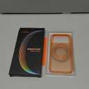 TORRAS Ostand Q3 Air for iPhone 17 Pro Case 6.3'' with Stronger Magnetic Stand, Fit for Magsafe, Airbags Miltary Protection, Camera Control for iPhone 17 Pro Case, Shockproof & Stylish, Horizon Orange