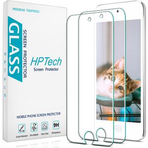2-Pack Tempered Glass For Apple New iPod Touch 7th Gen (2019), 6th Gen, 5th Gen (2015) Screen Protector, Easy to Install, Bubble Free, 9H Hardness