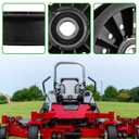 109-8076 Idler Pulley Compatible with Z Master Zero Turn Lazer Z Models Including E AS Z S and X Series