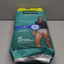 Depend Fresh Protection Adult Diapers, Incontinence Underwear for Men, Disposable, Maximum, Large, Grey, 28 Count 