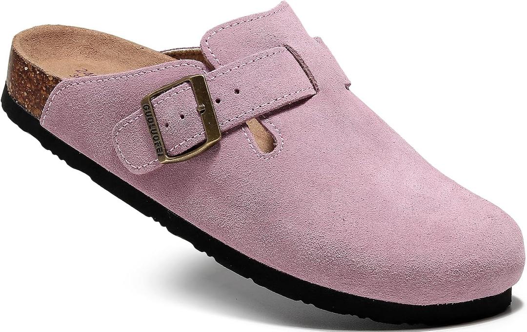 Clogs For Women, Womens Clogs And Mules House Slipers With Arch Support And Adjustable Buckle, Size: 9