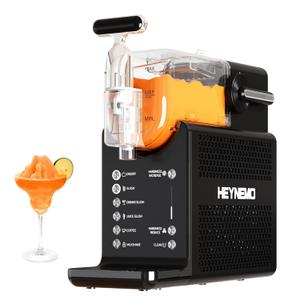 Slushie Machine for Home 68oz, No Ice Needed Frozen Drink Margarita Machine, Slushy Maker Machine for Ice Cream, Slushie Maker with 5 Pre-Set Programs, Self-Cleaning, ETL Certified, Black
