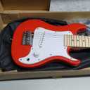 Squier Classic Vibe 50s Stratocaster Electric Guitar, Fiesta Red, Maple Fingerboard