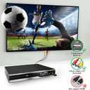 DVD Player, Region Free DVD Players for CD/DVD's, Compact DVD Player Supports NTSC/PAL System with AV Stable Outputs/USB 128G Input, Contains Remote Control and RCA Cable-Not Support HDMI