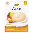 Dove Beauty Bar Soap Glowing Mango & Almond Butters, 8 Bars for Radiant Skin, Illuminates Skin 3.75 oz