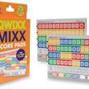 Gamewright Qwixx Mixx - Genuine Enhanced Game Play Add-On Replacement Scorecards for Qwixx - A Fast Family Dice Game, 8 + years