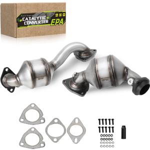Catalytic Converter Compatible with Ford Taurus/Flex 2010-2015, Explorer 2013-2016, Lincoln MKS MKT 2010-2014 3.5L V6 ONLY Turbo Catalytic Convertor EPA Compliant 19533 19534