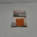 Throw Pillow Covers Pillowcase Contemporary Brown Grey Beige Orange Abstract Painting Gray White Blocks Gallery Modern Home Decor Design Pillow Case for Couch Sofa Bed Chair 15x15 Inch