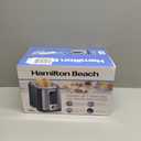 Hamilton Beach 2 Slice Extra Wide Slot Toaster with Bagel & Defrost Settings, Shade Selector with 7 Browning Levels, Toast Boost, Auto Shutoff, Black & Stainless Steel (22633)