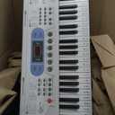 Hricane Keyboard Piano Lighted Keys for Beginner Adults Teens Kids, 61 Key Electronic Music Keyboard with Teaching Modes Powered by USB or Battery with LCD Display Microphone Headphone Jack