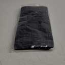 Homaxy 100% Cotton Terry Kitchen Towels(Black, 13 x 28 inches), Checkered Designed, Soft and Super Absorbent Dish Towels, 4 Pack