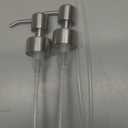 Kapitan Soap Dispenser Pump Head Replacement Spare for Standard 28/400 (26 mm - 28mm / 1.02 in-1.10 in) Neck Size, Stainless Steel Brushed Finish