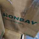 HONBAY Single Seat for Modular Sectional Sleeper Sofa with Pull Out Bed, Customizable Armless Chair for Sectional Couch, Dark Grey