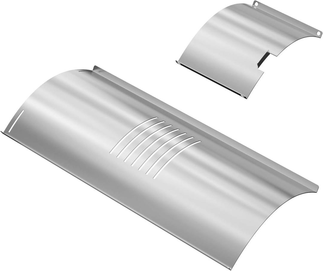 Flame Broiler Kit for Pit Boss 1000 Series Pellet Grills - Slide Cover Bottom Kit for PB1000T1, PB1000T2, Austin XL, Rancher XL, PB1000SC2 Smoker Grill Parts, stainless steels