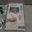 Hot Foil Roll & Hot Heated Foil Pens Set, Foil Quill Tool Freestyle Starter Kit, Includes 1 USB Heat Foil Pen and 6 PCS 5.9inch x 4.26feet Glimmer Foil Rolls for Card Making Craft Projects 0.8mm Tips