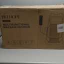 belhope Shiatsu Neck and Back Massager with Heat, 4D Kneading Back Massager for Pain Relief Deep Tissue, Comfortable Back Massage for Chair, Massage Mat for Home, Valentines Day Gifts for Men Women (Black-3)