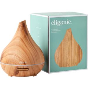 Cliganic Ultrasonic Aromatherapy Diffuser, 400ml Ultrasonic for Essential Oils Aromatherapy, Home & Office