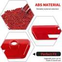 RT-TCZ Tailgate Handle Cover Rear Door Handle Cover Trim Decoration Exterior Accessories for Ford F150 2021-2024 (Red)