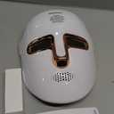 SDKWDH Red Light Therapy Mask for Face, Led Face Mask Light Therapy, 7 Colors LED Facial Skin Care at Home, Gold
