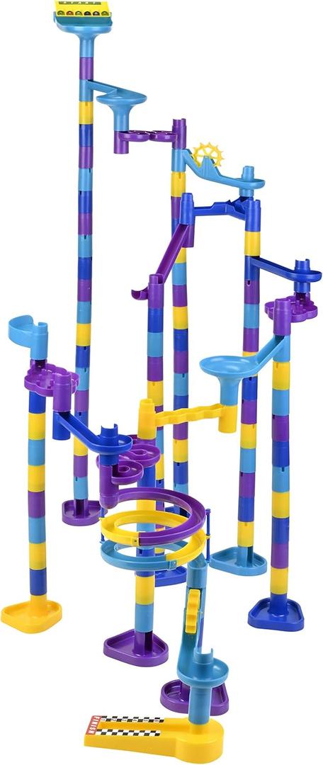 Discovery Toys MARBLEWORKS Marble Run Ultra Deluxe Set | Kid-Powered Learning | STEM Educational Building Block Toy Learning & Childhood Development 5 Years Old and Up, 3.94 inches x 11.81 inches x 2.36 inches