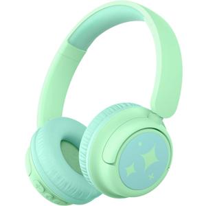iClever BTH22 Kids Bluetooth Headphones, 60H Play Time, 74/85 dBA Safe Volume, Bluetooth 5.4, USB C, Over Ear Kids Headphones Wireless with Mic AUX Cord for iPad/Tablet/Travel/School (Green)