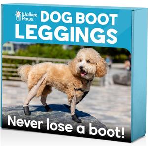 Waterproof Dog Boots with Leggings  Stay-On Paw Protectors for Rain, Mud & Hot Pavement, Anti-Slip Grip, Adjustable Fit, Machine Washable (Beige Plaid, XS Short)