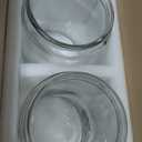 Accguan Glass Food Storage Containers, 2 Gallon Capacity, 2-pack, Clear Glass Jars with Lids for Kitchen Pantry Organization