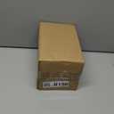 Chandelier Shades Set of 6,Small lamp Shades clip on bulb Gold mirror Hardback, Mini lamp shade with Black Linen Dia 3"Top x 6"Bottom x 5"H (Black, 3x6x5")