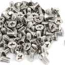 uxcell M4x8mm Countersunk Flat Head Phillips Screw Bolts 100pcs