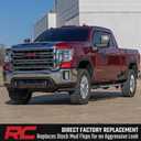 Rough Country Mud Flap Delete for GMC Sierra 2500HD/3500HD (2020-2026) 2WD/4WD - Front & Rear Mud Flap Removal Kit, Sleek Look & Added Tire Clearance