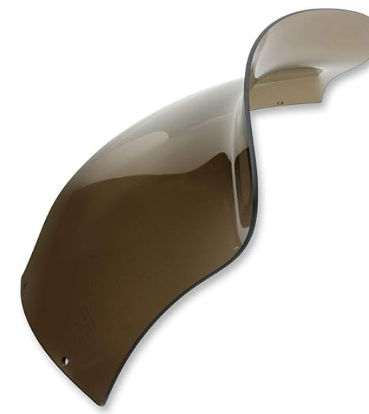 Memphis Shades MEP86101 Smoke Windshield (Spoiler Replacement For Oem Fairings Shield Fltr Road Glide 2015-2016 8"